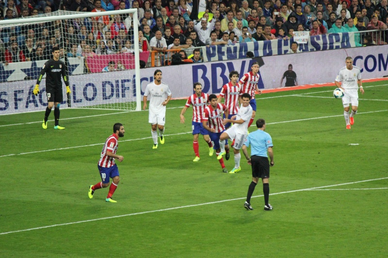 Derbykamp mellem Real Madrid og Atlético Madrid i La Liga